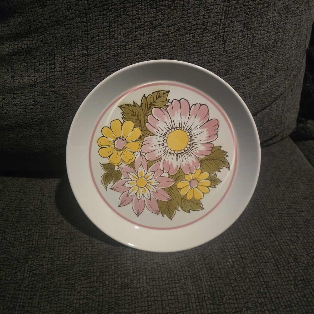 Mikasa Eden | Vintage MCM Floral Salad Plate by Ben Seibel